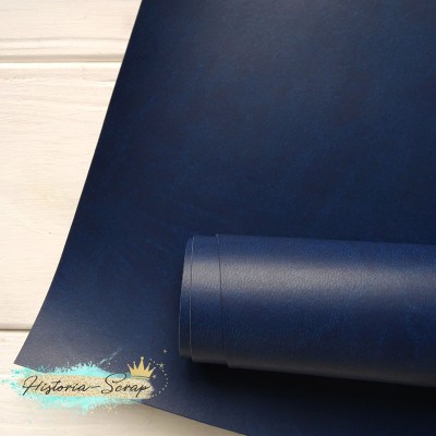 Переплетный кожзам "Вивелла" (Италия), цвет синий